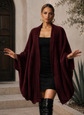 Short Sweater Knit Fly Jacket