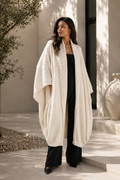 Long Sweater Knit Fly Jacket